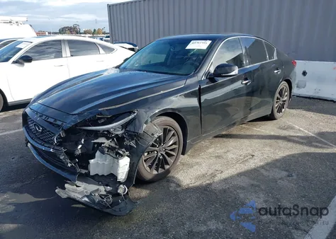 2018 Infiniti Q50 3.0T Luxe из США, поврежденный, VIN JN1EV7AP4JM357528